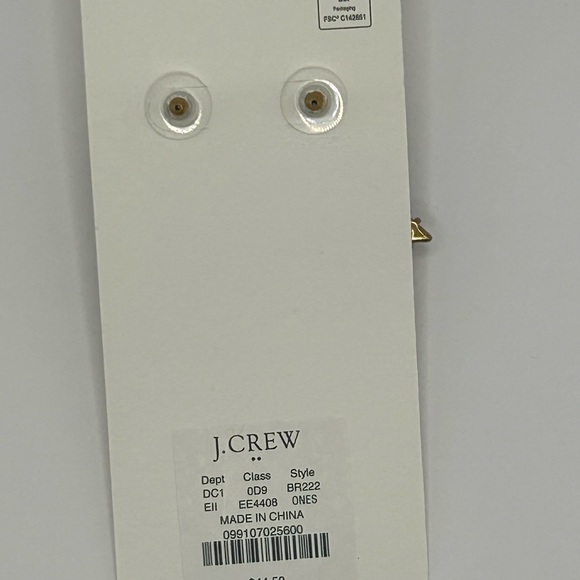 J. Crew Blue and Green Crystal Earrings - Picture 2 of 3